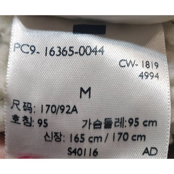 Levis Mens Sherpa-Lined Denim Trucker Jacket Blue Medium Warm Casual Outerwear - Picture 11 of 15